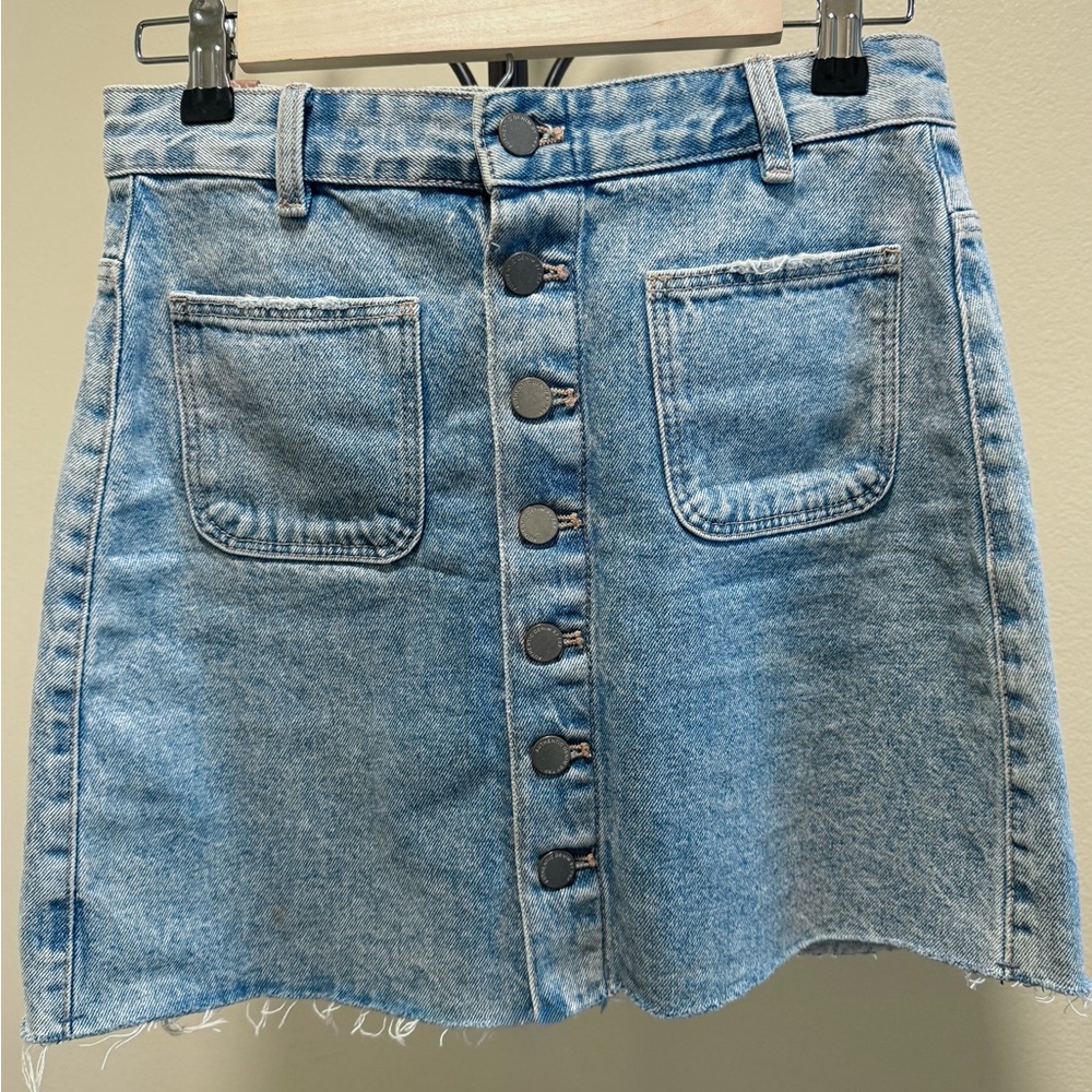 Zara Button-Front Skirt